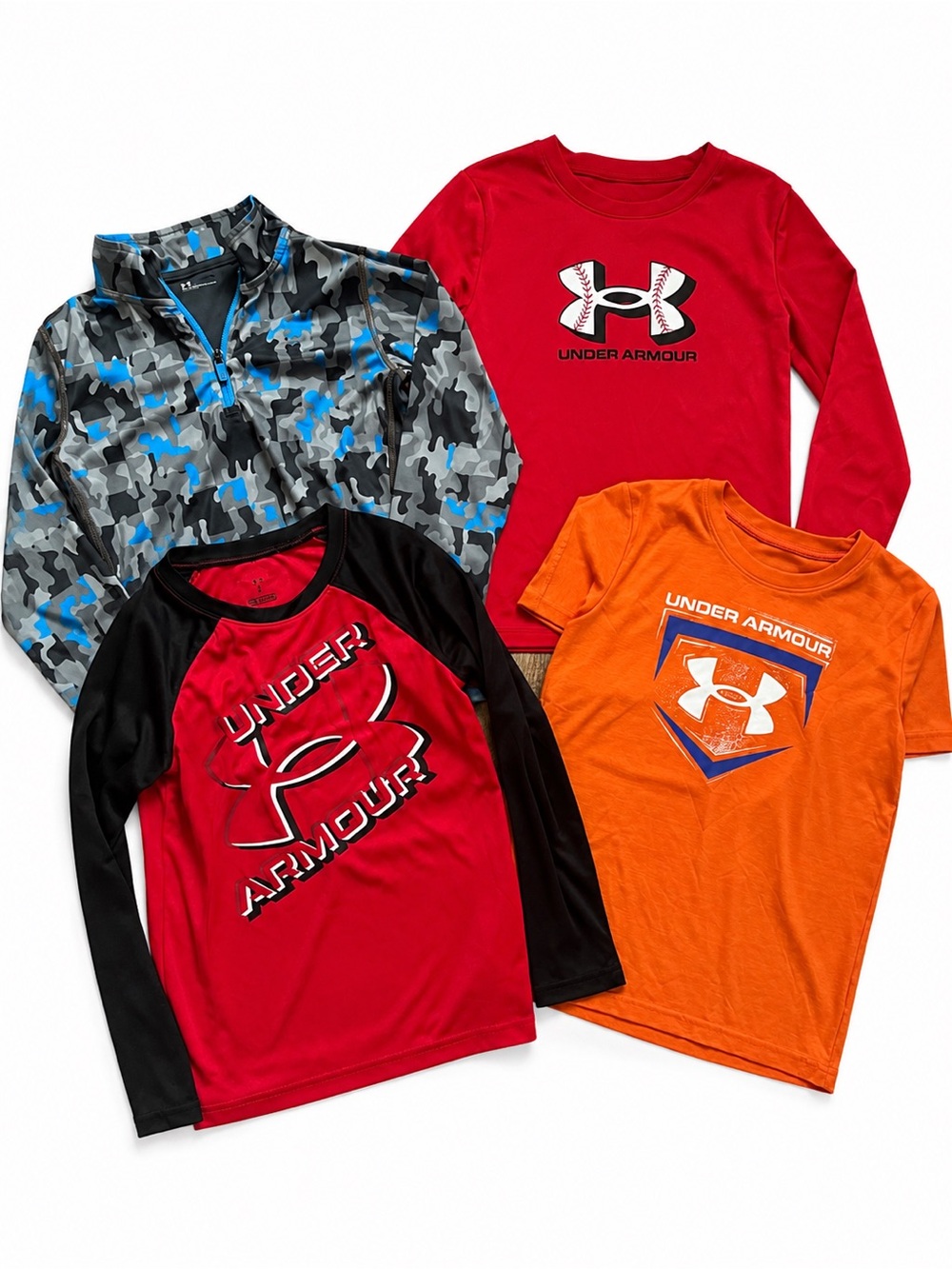 Under Armour bundle of boys shirts size 7